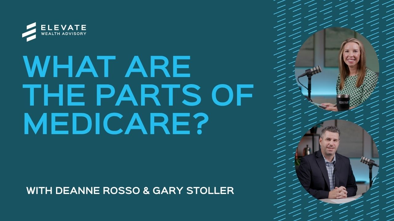 What are the parts of Medicare video title card